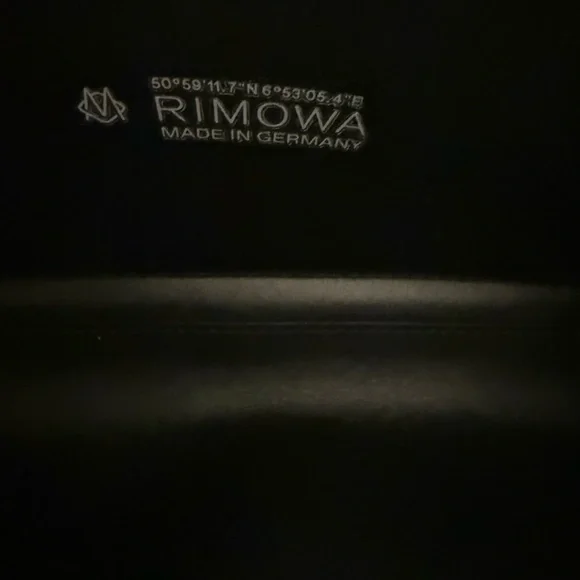 RIMOWA Cross Body Personal Bag Aluminum Black with box and dust bag - Picture 7 of 14